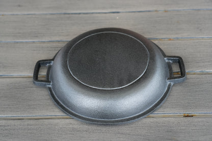 10 Inch Cauldron/Reversible lid