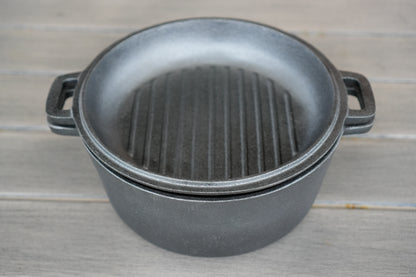 10 Inch Cauldron/Reversible lid